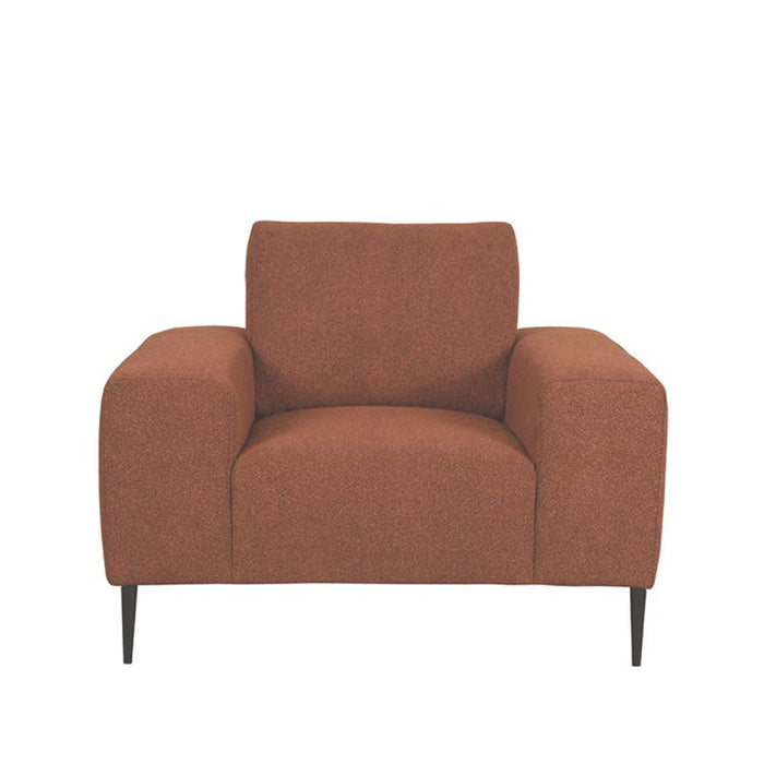 Label51 Bank Ferraro 1-Zits 112x88x85 cm Roest Boucle-1-Zitsbanken-LABEL51