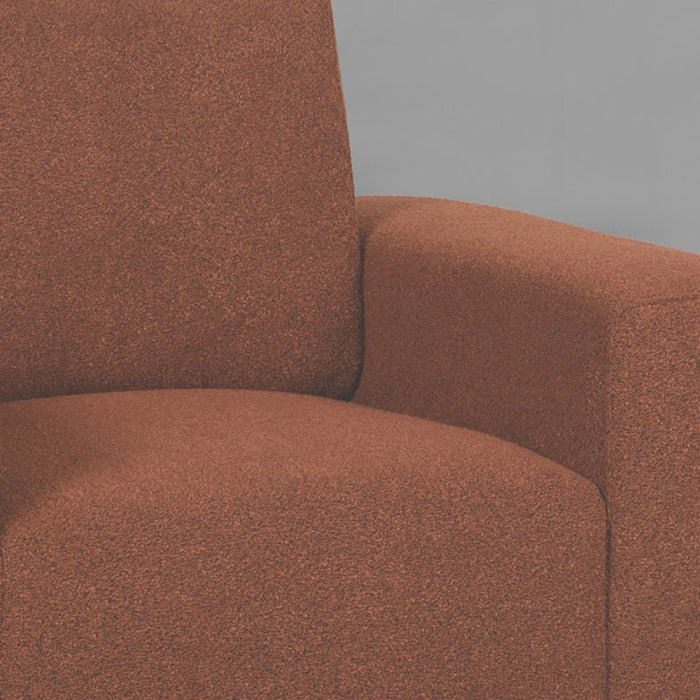 Label51 Bank Ferraro 1-Zits 112x88x85 cm Roest Boucle-1-Zitsbanken-LABEL51