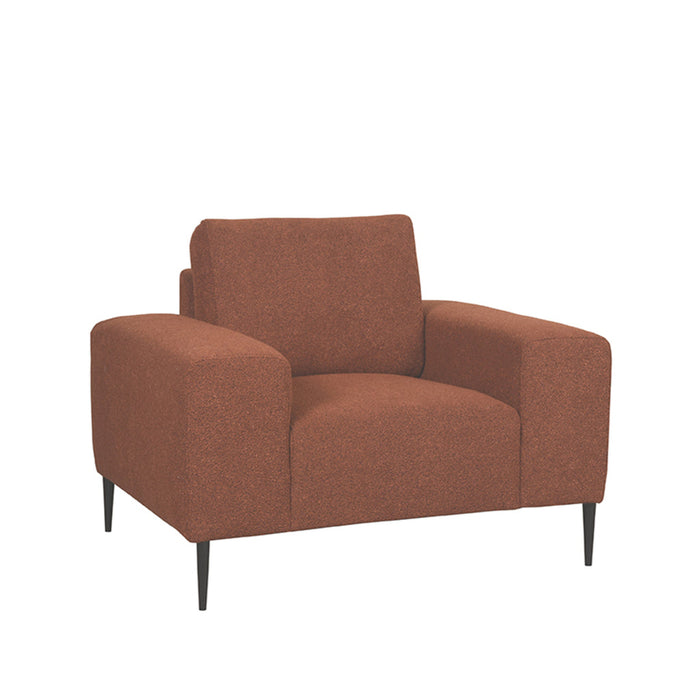 Label51 Bank Ferraro 1-Zits 112x88x85 cm Roest Boucle-1-Zitsbanken-LABEL51