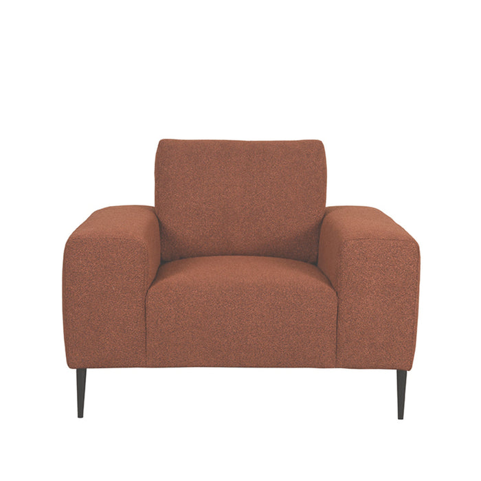 Label51 Bank Ferraro 1-Zits 112x88x85 cm Roest Boucle-1-Zitsbanken-LABEL51