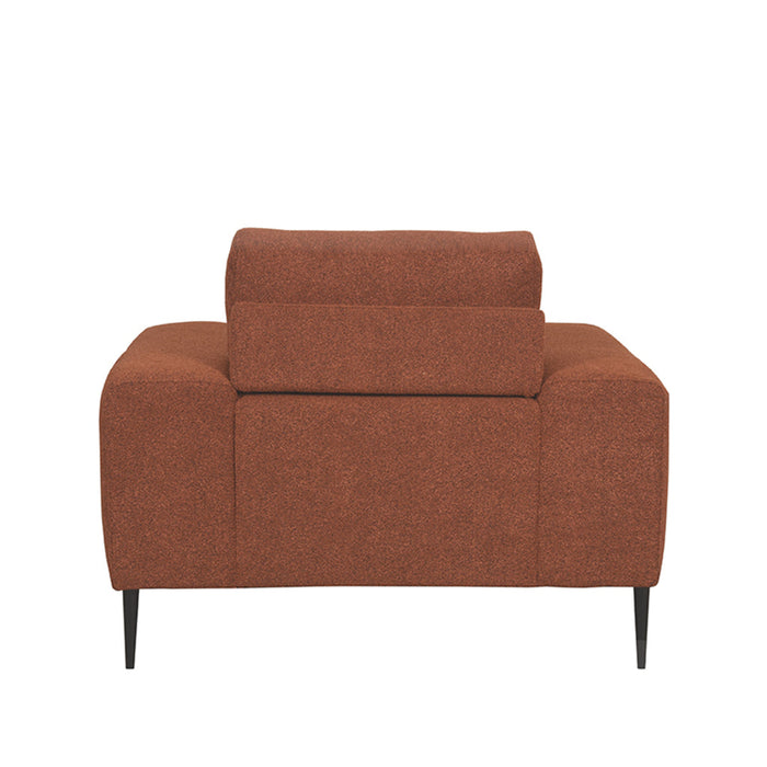 Label51 Bank Ferraro 1-Zits 112x88x85 cm Roest Boucle-1-Zitsbanken-LABEL51