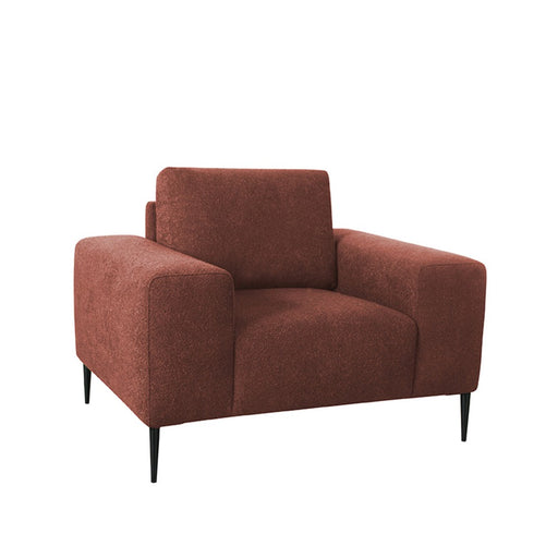 Label51 Bank Ferraro 1-Zits 112x88x85 cm Roest Boucle-1-Zitsbanken-LABEL51