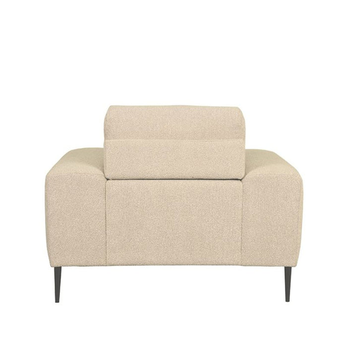 Label51 Bank Ferraro 1-Zits 112x88x85 cm Zand Boucle358-1-Zitsbanken-LABEL51