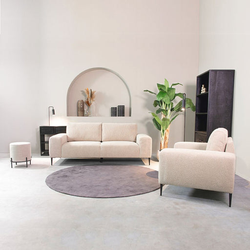 Label51 Bank Ferraro 3-Zits 212x88x85 cm Zand Boucle-3-Zitsbanken-LABEL51