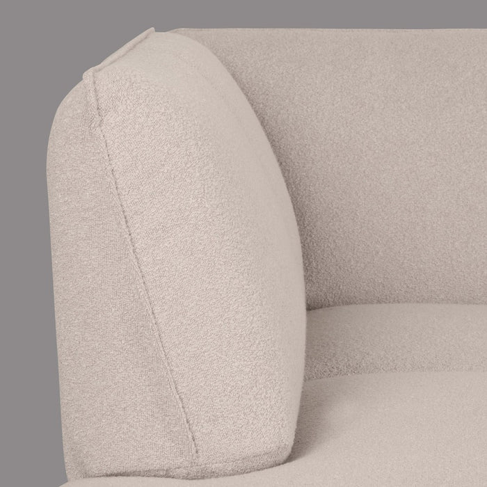 Label51 Bank Pesaro - Naturel - Boucle - Links-Hoekbanken-LABEL51