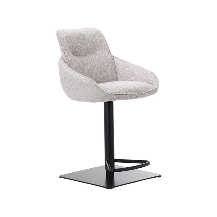 Label51 Barkruk Beauty 52x58,5x88,5-113 cm Naturel | Boucle-Barkrukken-LABEL51