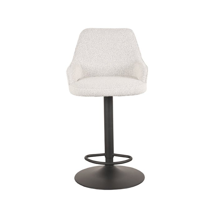 Label51 Barkruk Fender - Wit - Boucle - Gaslift-Barkrukken-LABEL51