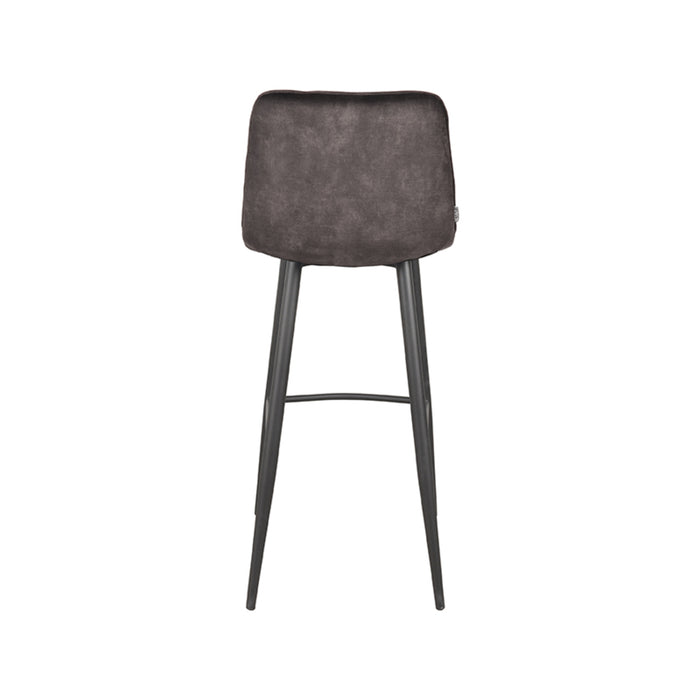 Label51 Barkruk Jelt - Antraciet - Velours - Zithoogte 78-Barkrukken-LABEL51