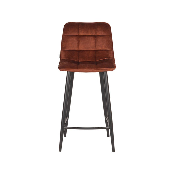 Label51 Barkruk Jelt - Rust - Velours - Zithoogte 65-Barkrukken-LABEL51