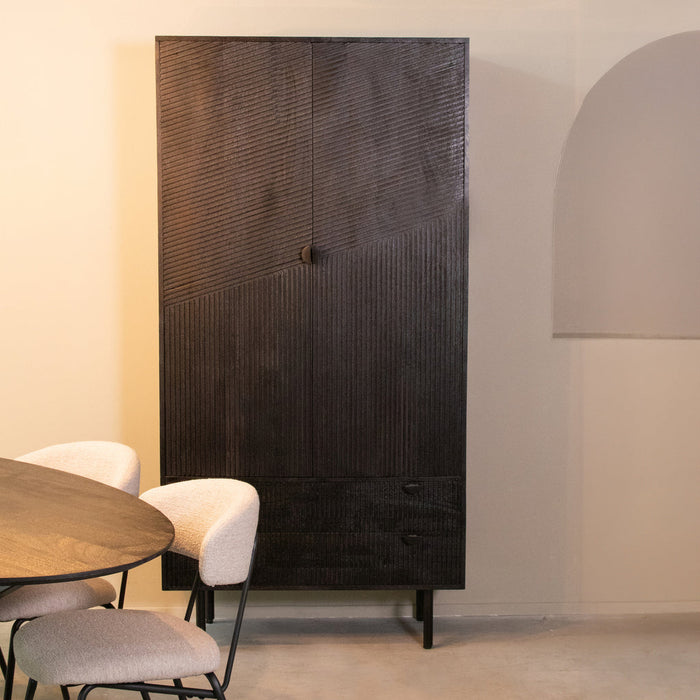 Label51 Bergkast Cotia - Zwart - Mangohout-Opbergkasten-LABEL51