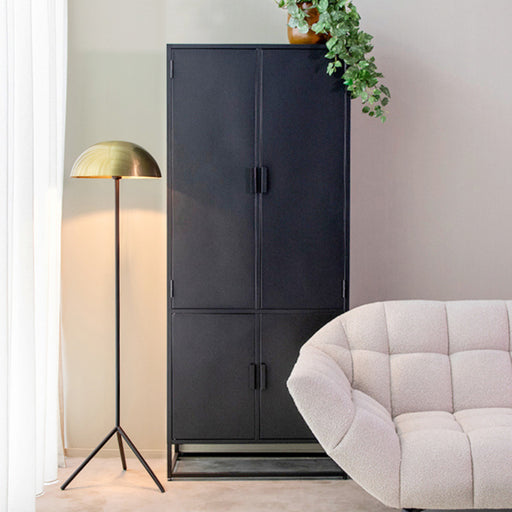 Label51 Bergkast Luff - Zwart - Metaal-Opbergkasten-LABEL51