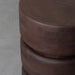 LABEL51 Bijzettafel Milly - Espresso - Mangohout - 35 cm - Rond-Bijzettafels-LABEL51
