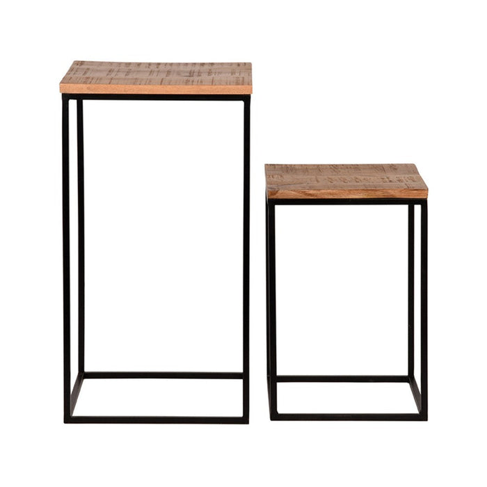 Label51 Bijzettafel Vintage - Rough - Mangohout-Bijzettafels-LABEL51