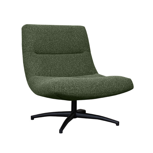 Label51 Draaifauteuil Calix 77x93x88 Forest Royal Boucle | Zwart Metaal-Fauteuils-LABEL51