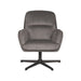 Label51 Draaifauteuil Moss 70x77x90 cm Cosmo Antraciet draaibaar-Fauteuils-LABEL51
