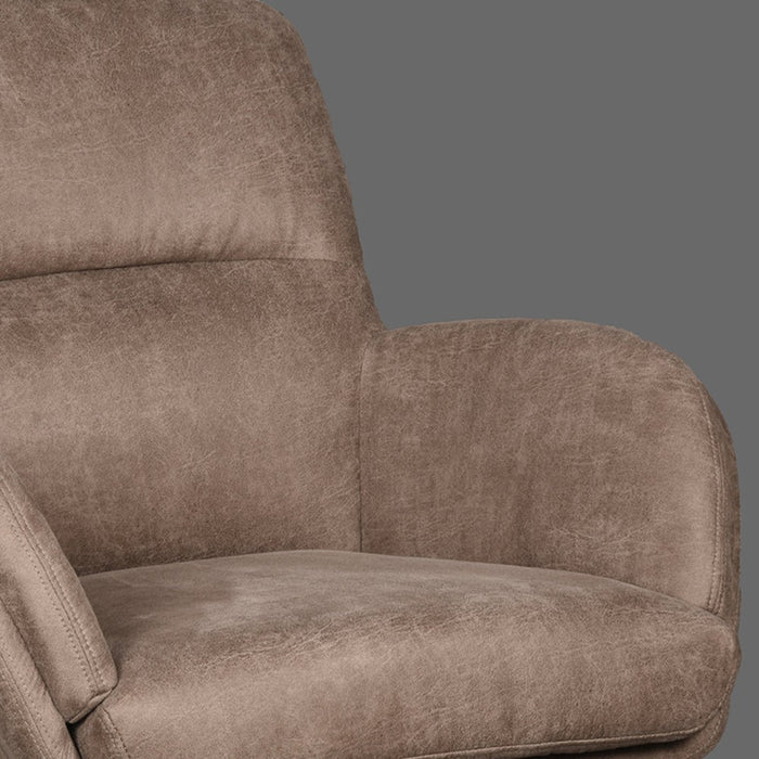 Label51 Draaifauteuil Moss Taupe 70x77x90 cm-Fauteuils-LABEL51