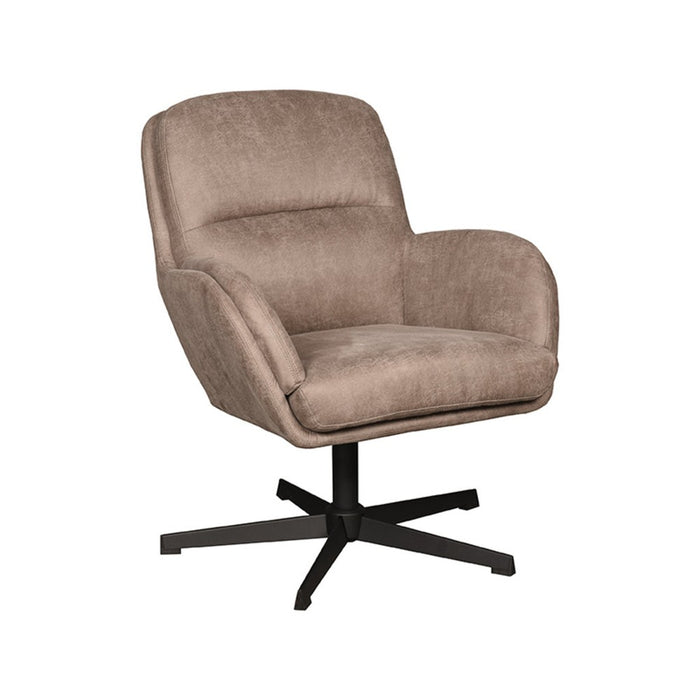 Label51 Draaifauteuil Moss Taupe 70x77x90 cm-Fauteuils-LABEL51