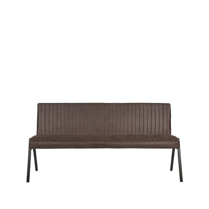 Label51 Eetkamerbank Matz - Antraciet - Microfiber - 175 cm-Eetkamerbanken-LABEL51