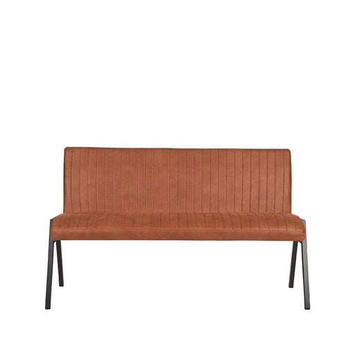Label51 Eetkamerbank Matz - Cognac - Microfiber - 145 cm-Eetkamerbanken-LABEL51