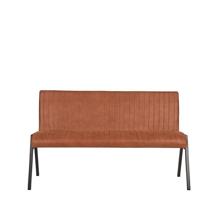 Label51 Eetkamerbank Matz - Cognac - Microfiber - 145 cm-Eetkamerbanken-LABEL51