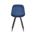 Label51 Eetkamerstoel Capri - Blauw - Fluweel-Eetkamerstoelen-LABEL51