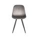 Label51 Eetkamerstoel Capri - Grijs - Fluweel-Eetkamerstoelen-LABEL51