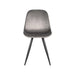 Label51 Eetkamerstoel Capri - Grijs - Fluweel-Eetkamerstoelen-LABEL51