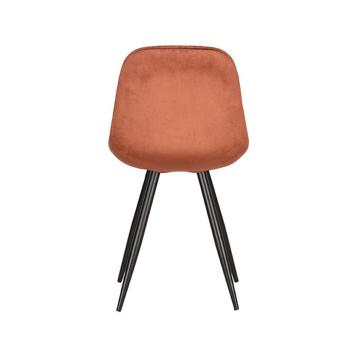 Label51 Eetkamerstoel Capri - Rust - Fluweel-Eetkamerstoelen-LABEL51
