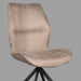 Label51 Eetkamerstoel Comfy 48x64x91 cm Taupe Suede-Eetkamerstoelen-LABEL51