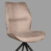Label51 Eetkamerstoel Comfy 48x64x91 cm Taupe Suede-Eetkamerstoelen-LABEL51