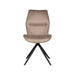 Label51 Eetkamerstoel Comfy 48x64x91 cm Taupe Suede-Eetkamerstoelen-LABEL51