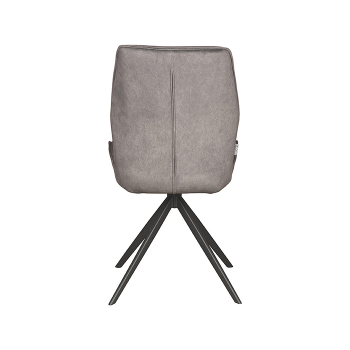 Label51 Eetkamerstoel Comfy - Antraciet - Cosmo - Zwart Onderstel-Eetkamerstoelen-LABEL51