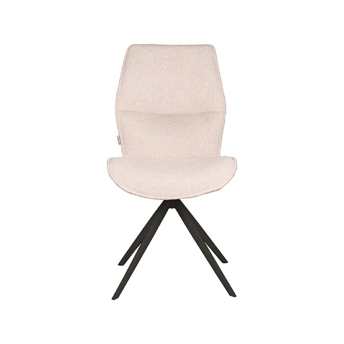 Label51 Eetkamerstoel Comfy | Naturel | Boucle | Zwarte poten-Eetkamerstoelen-LABEL51