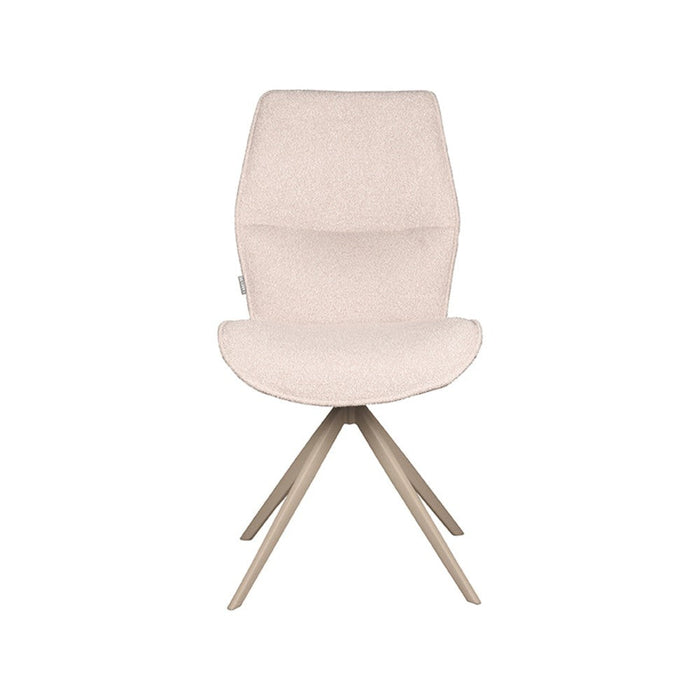 Label51 Eetkamerstoel Comfy | Taupe Metaal poten | Boucle-Eetkamerstoelen-LABEL51