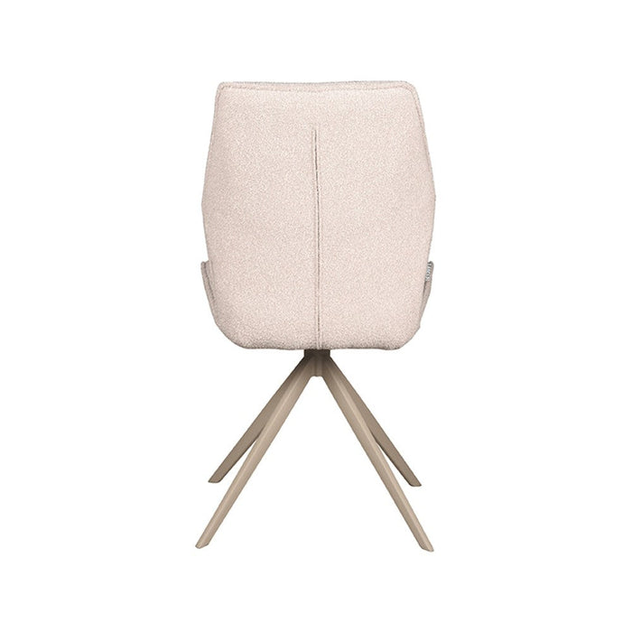 Label51 Eetkamerstoel Comfy | Taupe Metaal poten | Boucle-Eetkamerstoelen-LABEL51