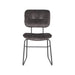 Label51 Eetkamerstoel Dez - Antraciet - Velours-Eetkamerstoelen-LABEL51