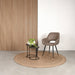 Label51 Eetkamerstoel Fer 58x57x87 cm Suede Taupe-Eetkamerstoelen-LABEL51