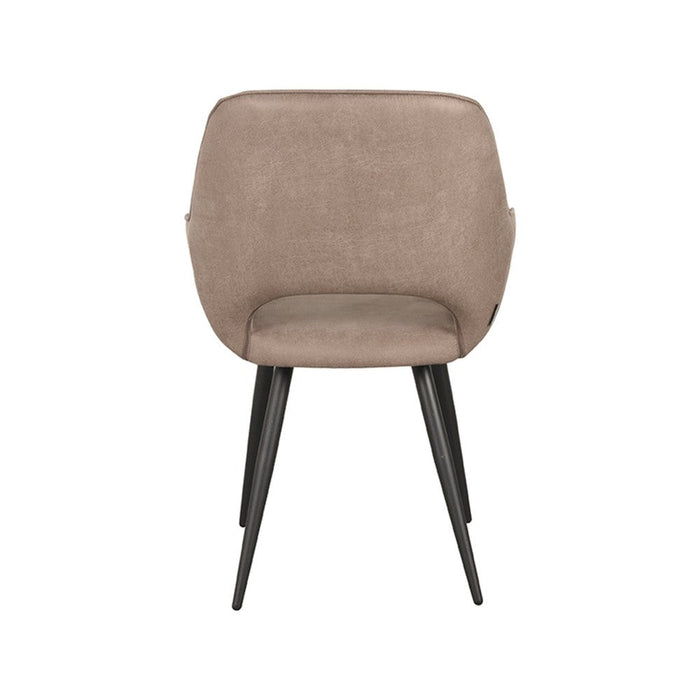 Label51 Eetkamerstoel Fer 58x57x87 cm Suede Taupe-Eetkamerstoelen-LABEL51