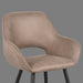Label51 Eetkamerstoel Fer 58x57x87 cm Suede Taupe-Eetkamerstoelen-LABEL51