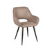 Label51 Eetkamerstoel Fer 58x57x87 cm Suede Taupe-Eetkamerstoelen-LABEL51