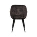 Label51 Eetkamerstoel Fer - Antraciet - Velours-Eetkamerstoelen-LABEL51