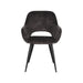 Label51 Eetkamerstoel Fer - Antraciet - Velours-Eetkamerstoelen-LABEL51