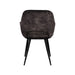 Label51 Eetkamerstoel Fer - Antraciet - Velours-Eetkamerstoelen-LABEL51