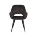 Label51 Eetkamerstoel Fer - Antraciet - Velours-Eetkamerstoelen-LABEL51