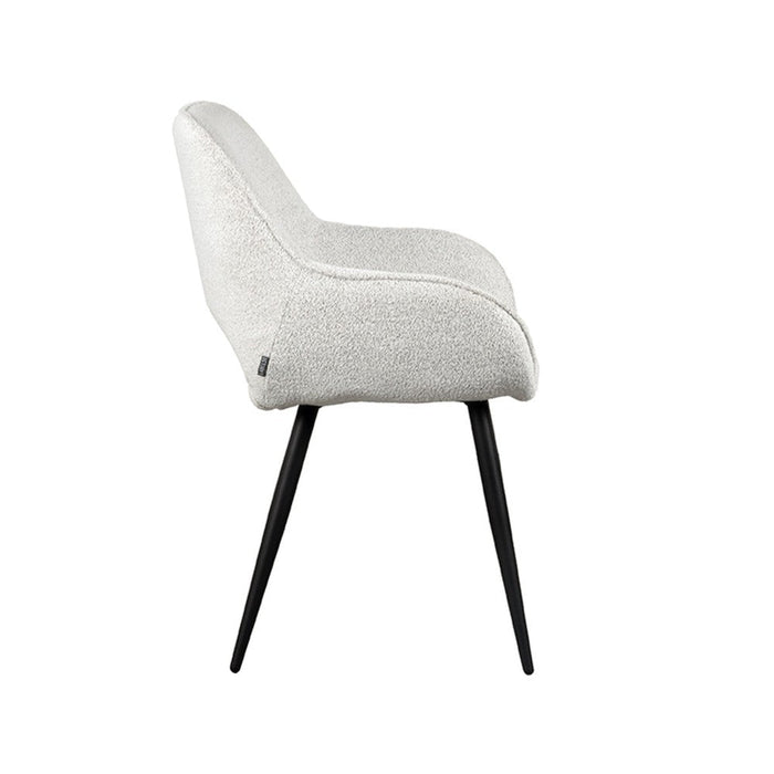 Label51 Eetkamerstoel Fer - Cream - Boucle-Eetkamerstoelen-LABEL51