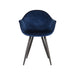 Label51 Eetkamerstoel Forli - Blauw - Fluweel-Eetkamerstoelen-LABEL51