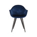 Label51 Eetkamerstoel Forli - Blauw - Fluweel-Eetkamerstoelen-LABEL51