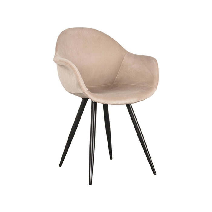 Label51 Eetkamerstoel Forli - Zand - Fluweel-Eetkamerstoelen-LABEL51