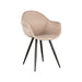 Label51 Eetkamerstoel Forli - Zand - Fluweel-Eetkamerstoelen-LABEL51