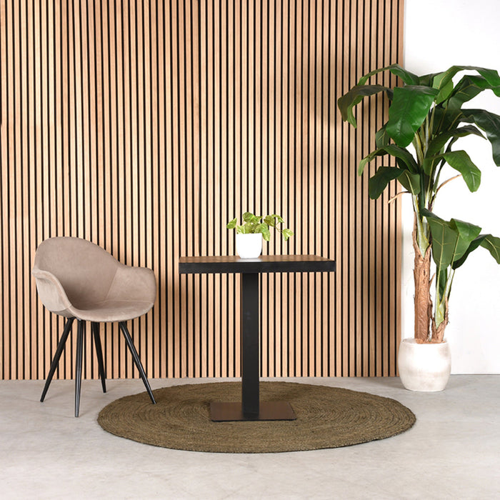 Label51 Eetkamerstoel Forli - Zand - Fluweel-Eetkamerstoelen-LABEL51